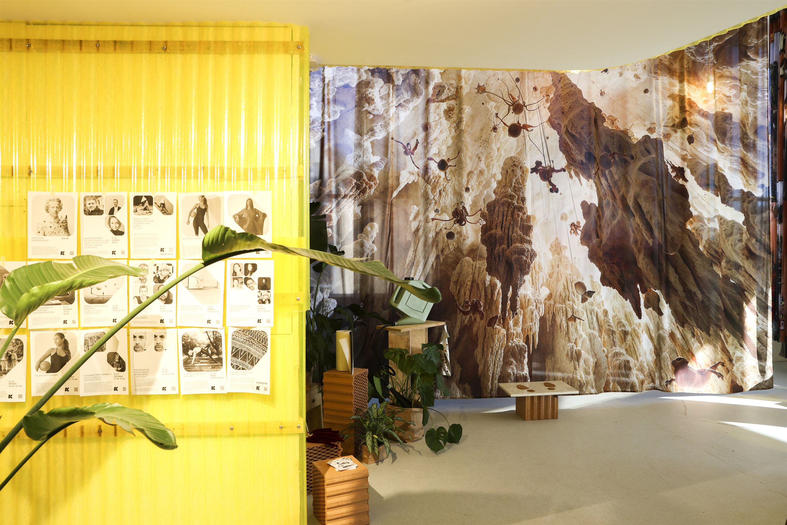 Curated design objects at the kollab exhibition