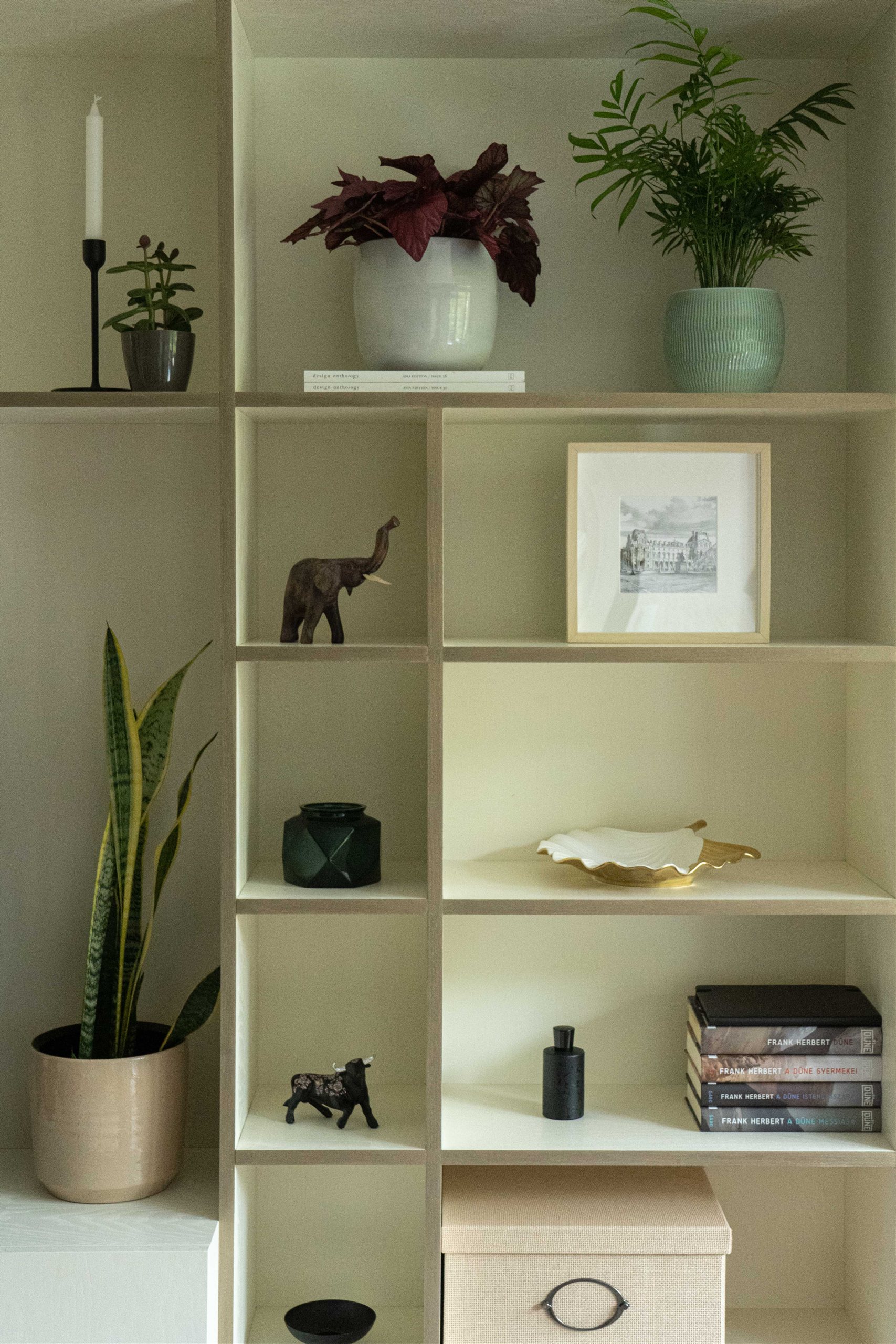 Art Deco apartment detail with curated furniture