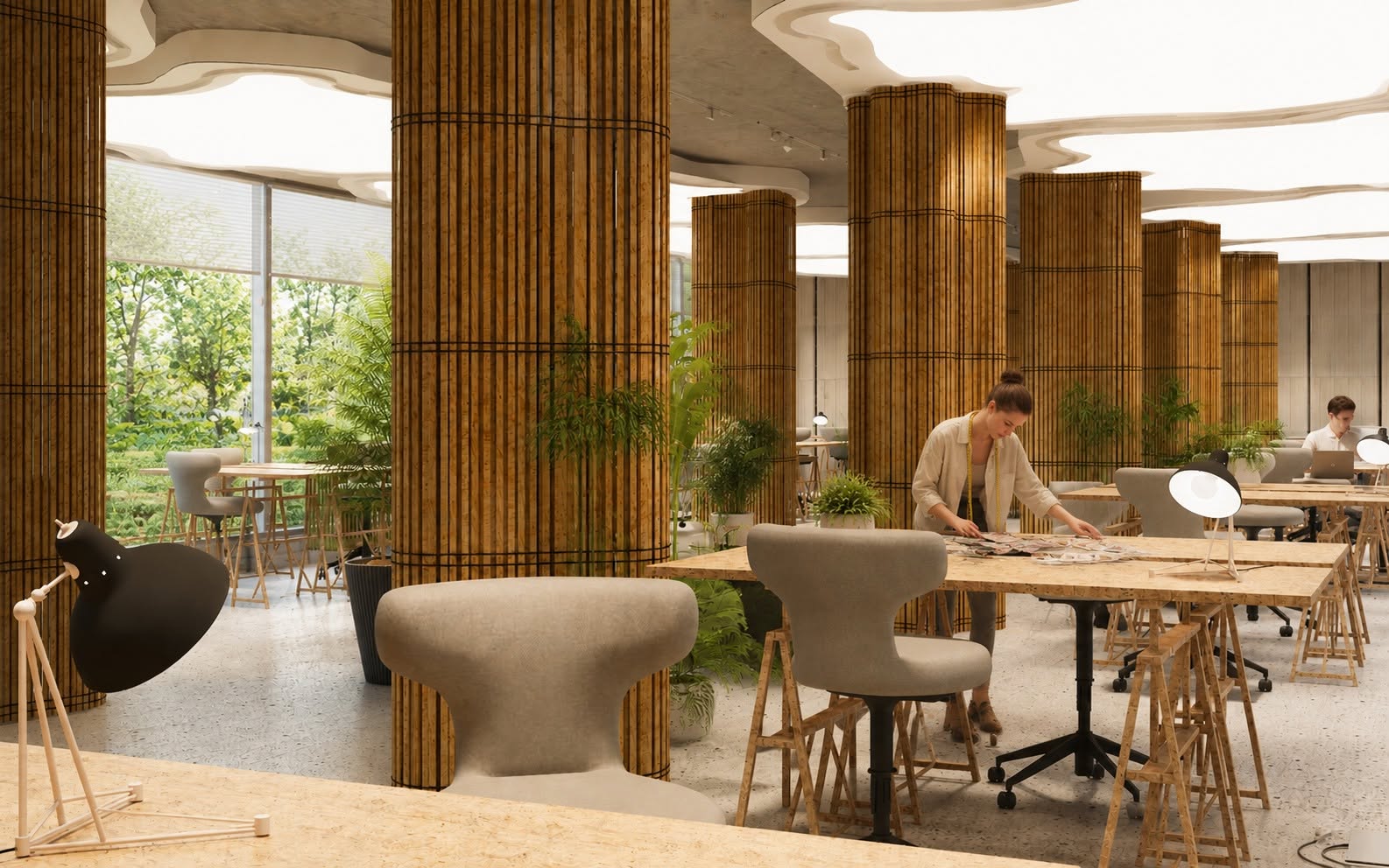 Közös coworking tér