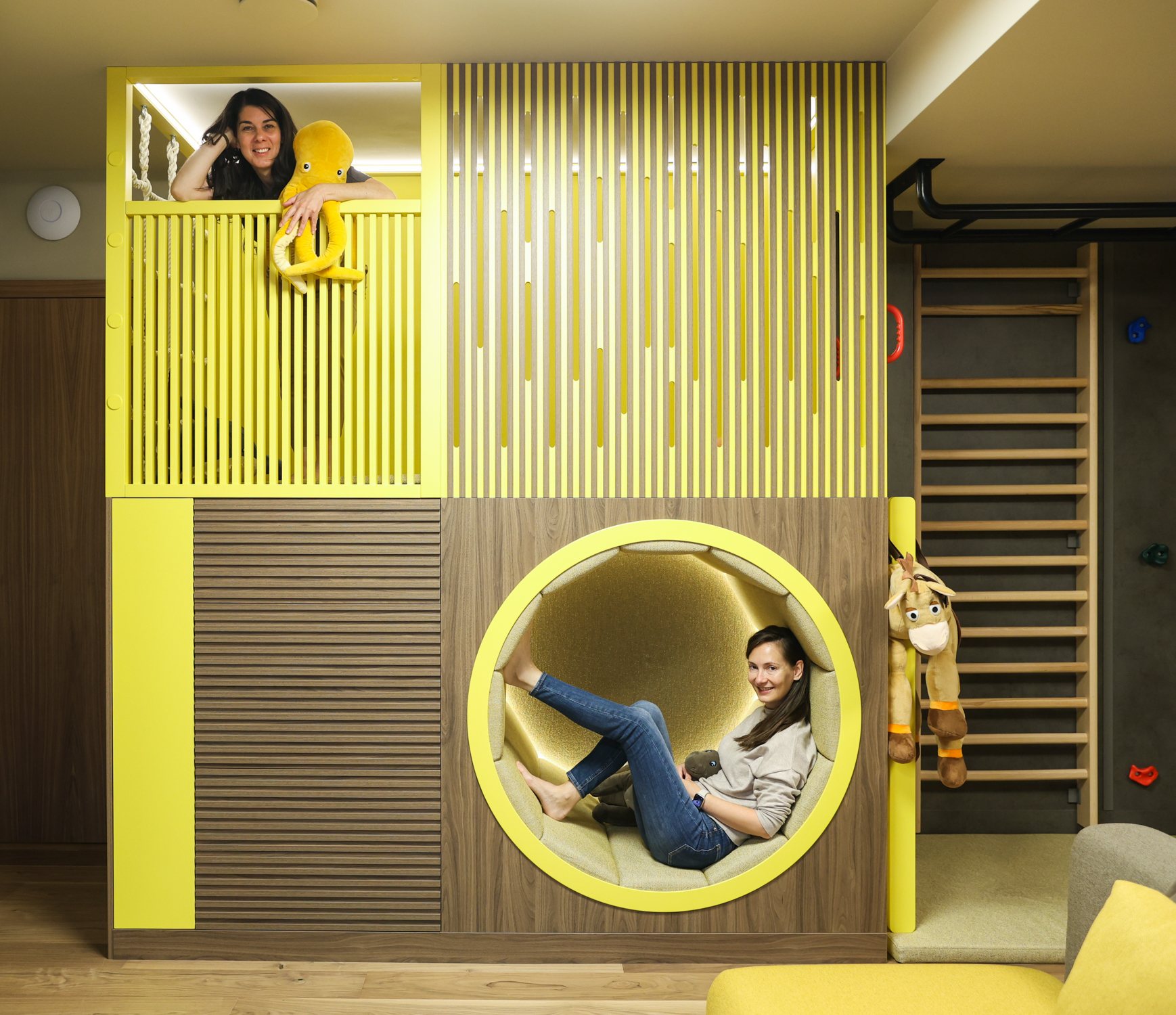 Detail of the teen room in the greenbelt villa