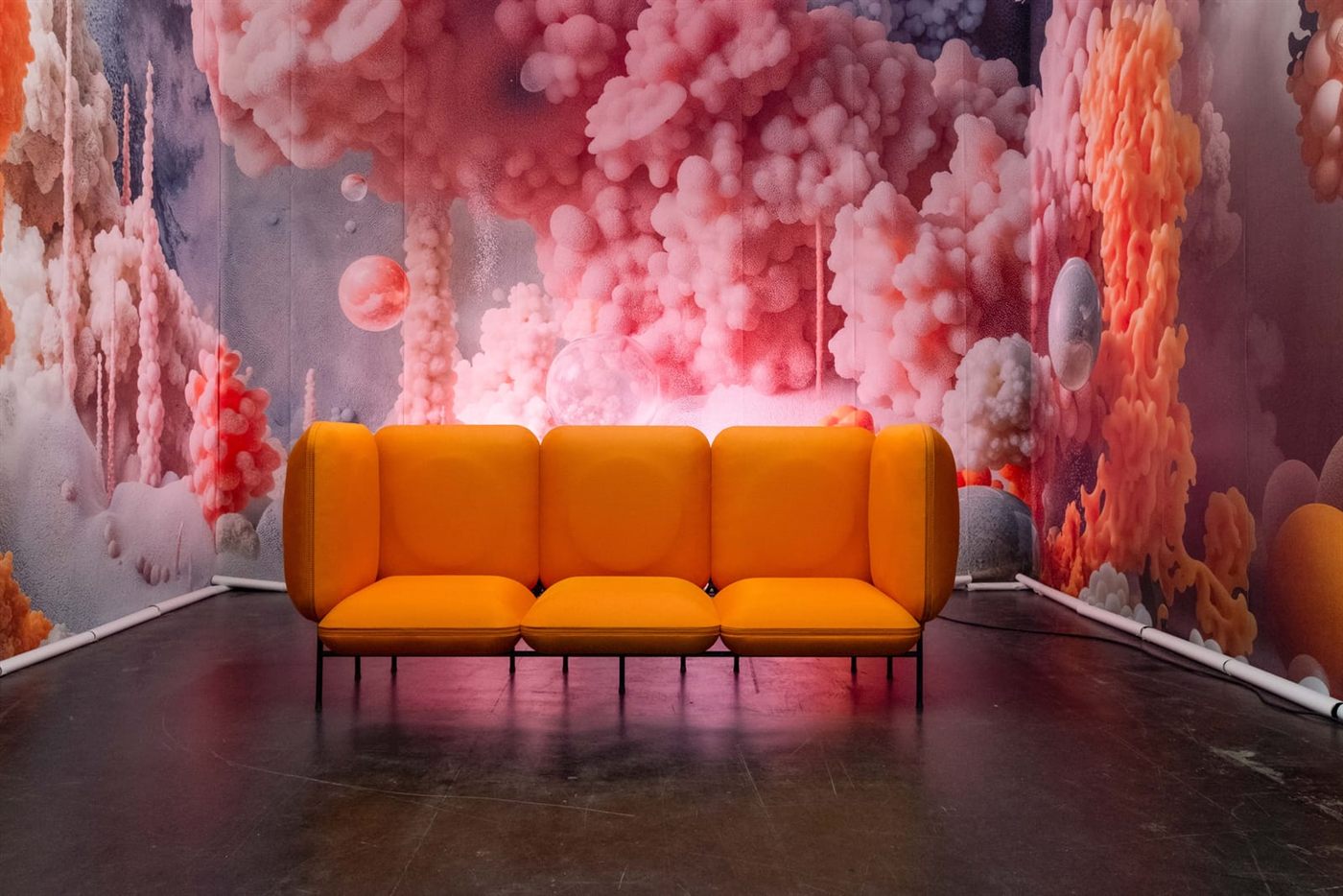 Thermosphere room installation at Berlin Design Week 2024